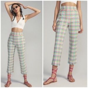 Maeve Grace Gingham Print Pants